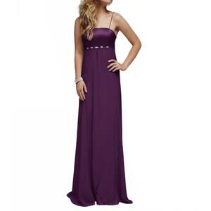 NEW MILANO FORMALS silken symphony gown in purple